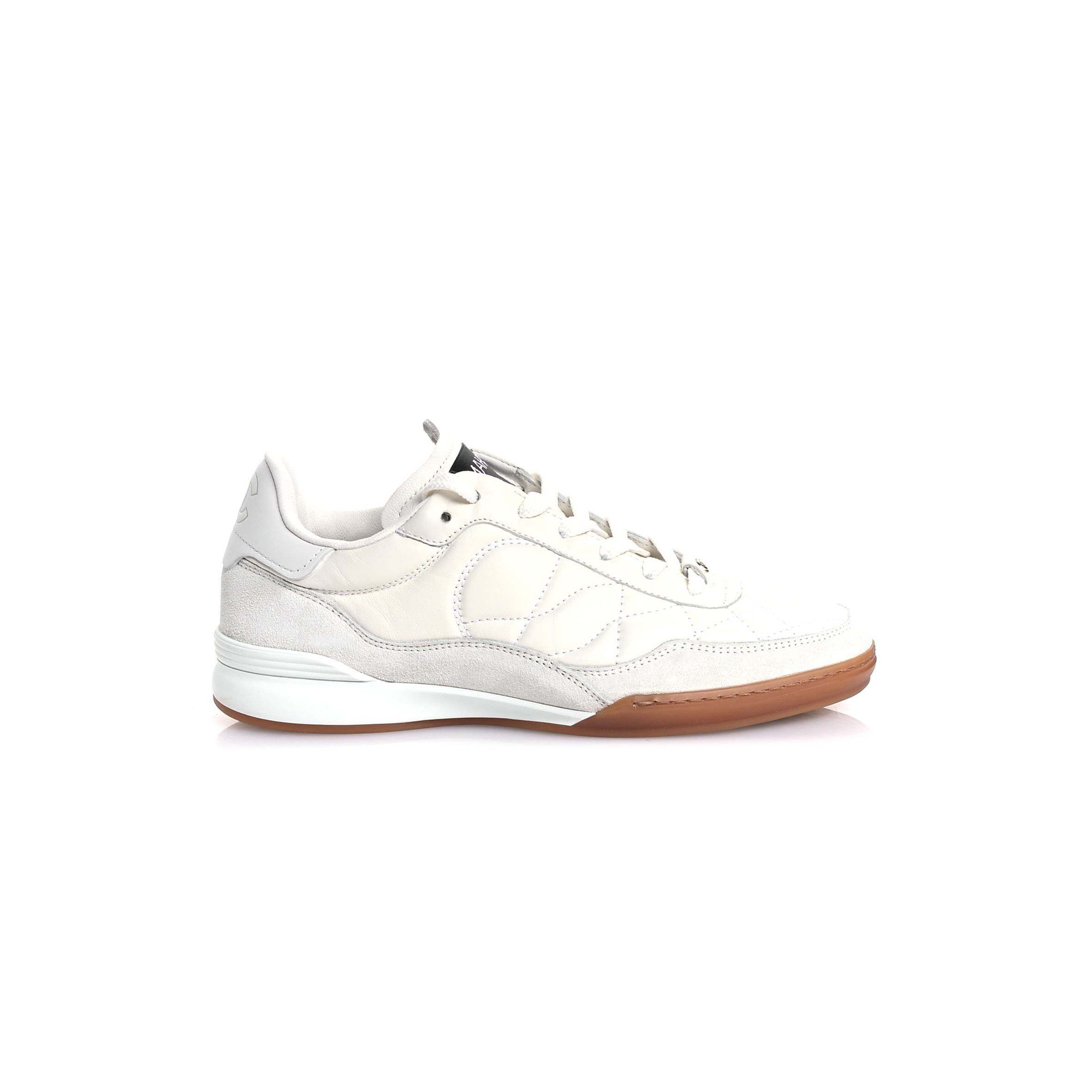 CHANEL SUEDE CALFSKIN QUILTED SNEAKERS 36 G45336
